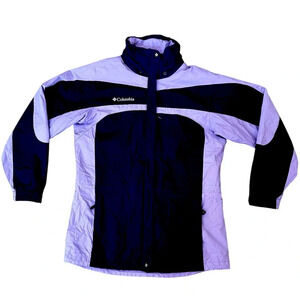 Purple Columbia waterproof winter jacket